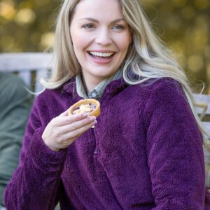 Fleece Jacket Deep purple
