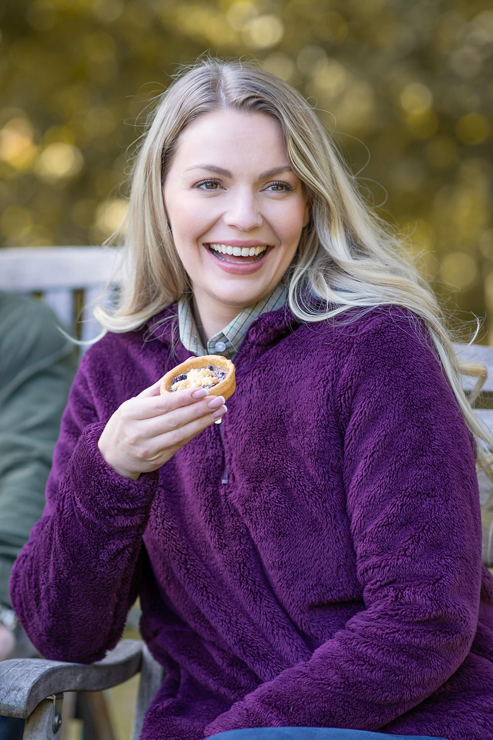 Fleece Jacket Deep purple